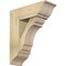 Ekena Millwork Olympic Traditional Rough Sawn Bracket w/ Offset Brace, Douglas Fir, 8"W x 22"D x 26"H BKT0806X22X26OLY01RDF - alternate 1